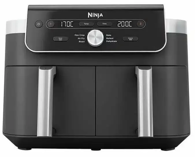 Ninja DZ901EU DualZone XL kuumaõhufritüür, 9,5 L, 2470 W, must