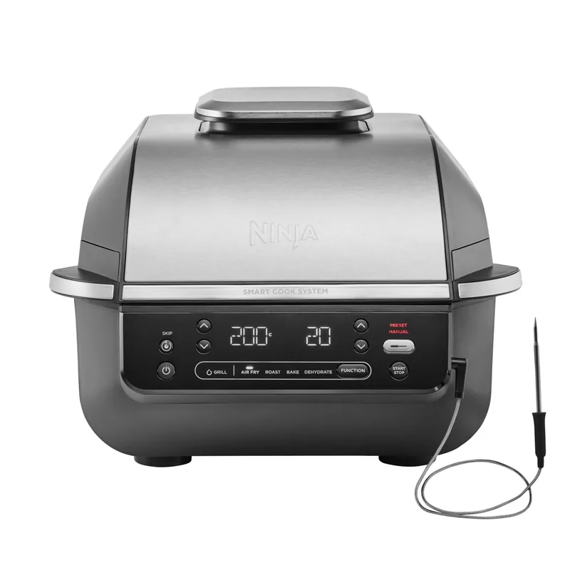 Ninja EG351EU 5-in-1 grill ja kuumaõhufritüür, 1760W, must/hõbedane