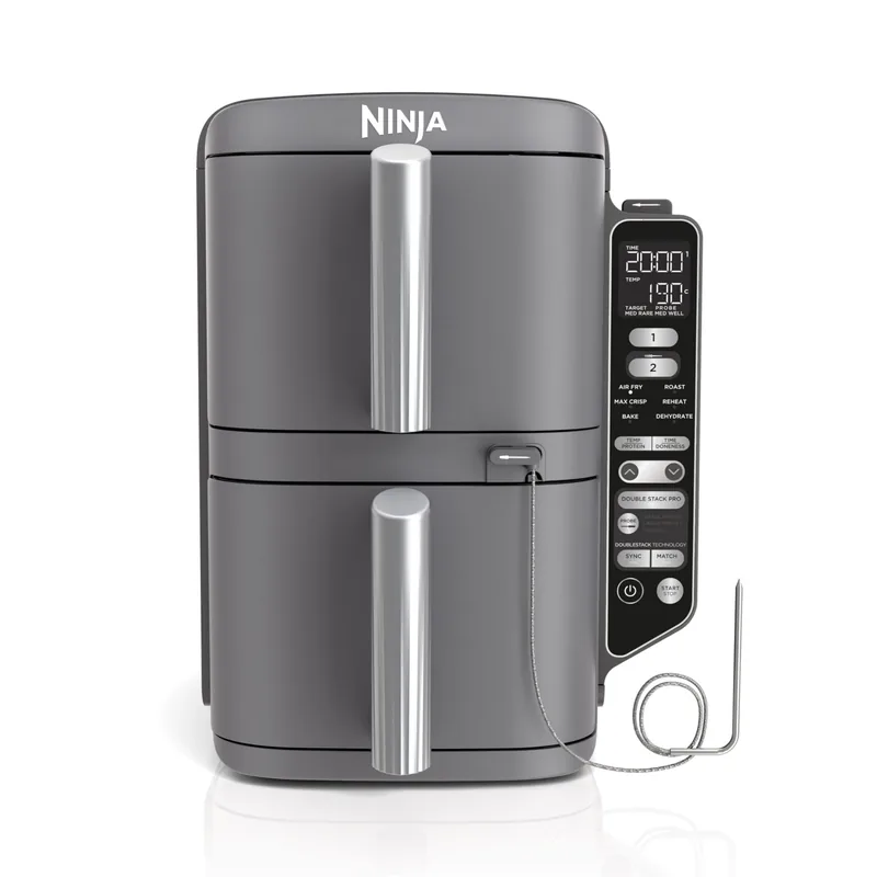 Ninja SL451EU Double Stack XL kuumaõhufritüür, 9,5 L, 2470 W, hall