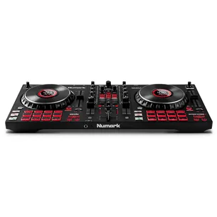 Numark MIXTRACKPLATINUMFX DJ kontroller 4-kanaliga, must