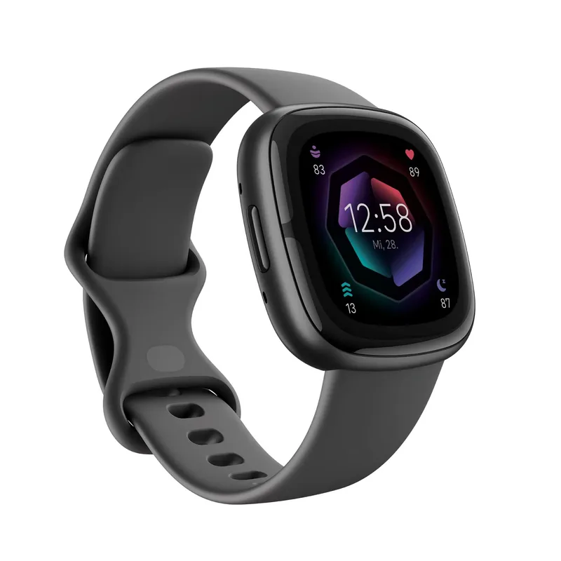 Fitbit Sense 2 FB521BKGB nutikell, must, AMOLED, GPS