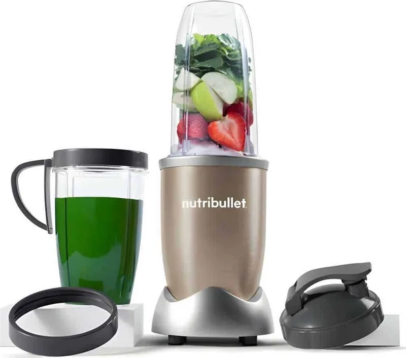 Nutribullet Pro NB907CP 900 W blender, 0,95 L Tritan-kann, kuldne