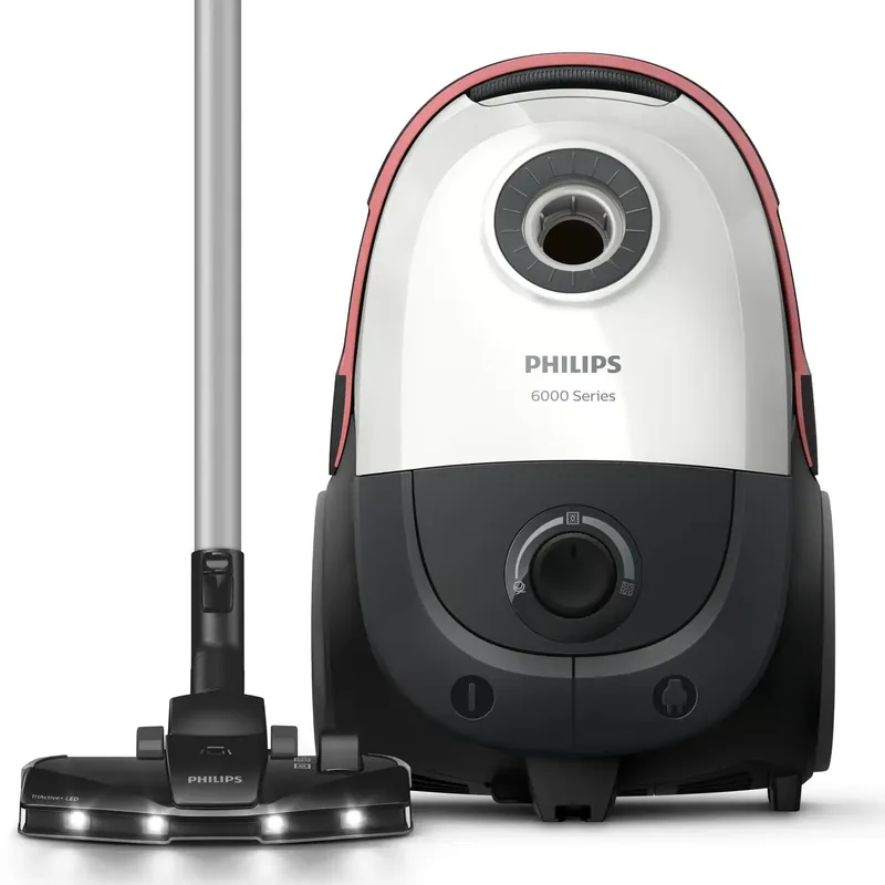Philips XD6122/12 6000 Seeria tolmukotiga tolmuimeja, valge