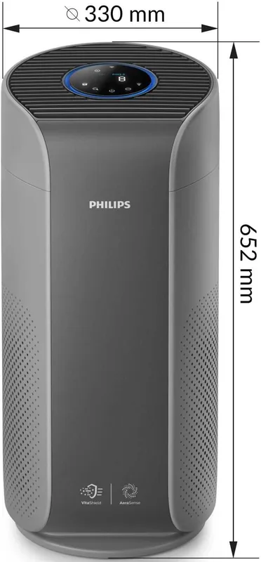 Philips AC2959/53 Series 2000 õhupuhasti, hall