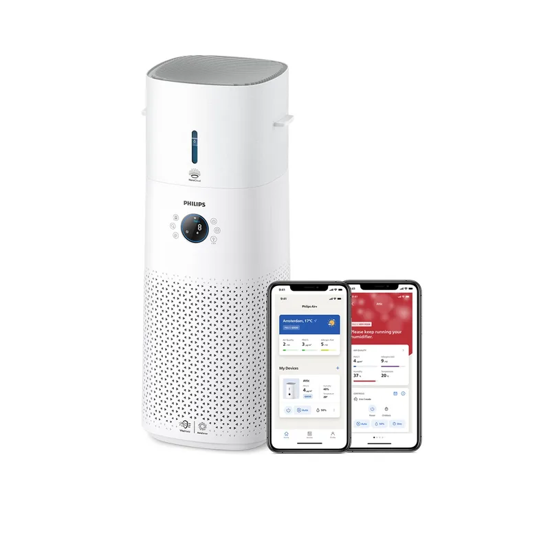 Philips AC3737/10 õhupuhasti-niisutaja kuni 131m², WiFi, valge