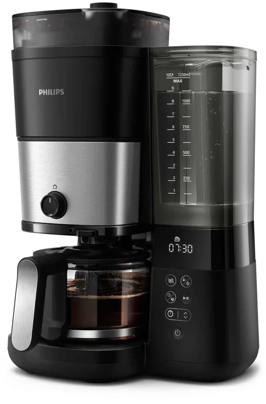 Philips HD7900/50 All-in-1 Brew filterkohvimasin sisseehitatud veskiga, 1,25 L, must