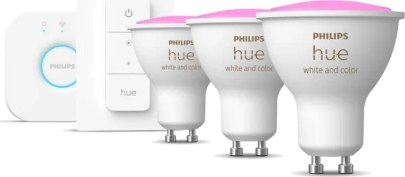 Philips Hue 929001953113 nutivalgusti alustuskomplekt GU10 3tk valge