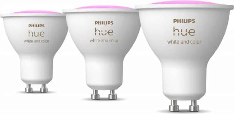 Philips Hue 929003666503 nutivalgustid GU10, valge ja värviline, 3tk