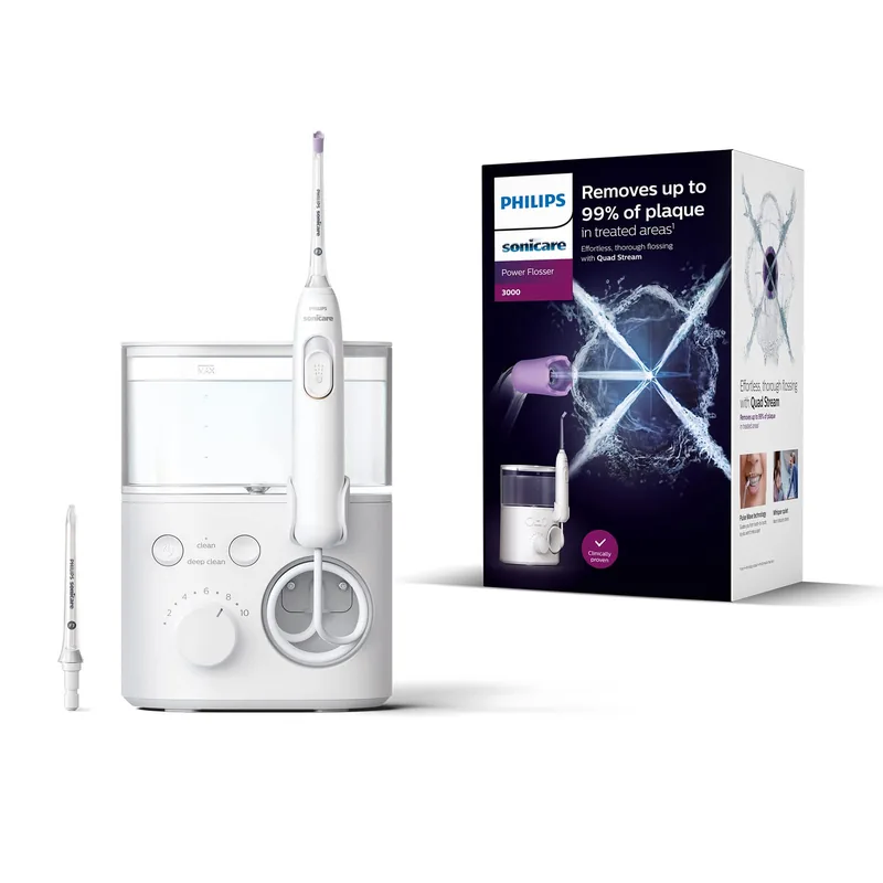 Philips HX3911/40 Sonicare Power Flosser 7000 irrigaator, valge