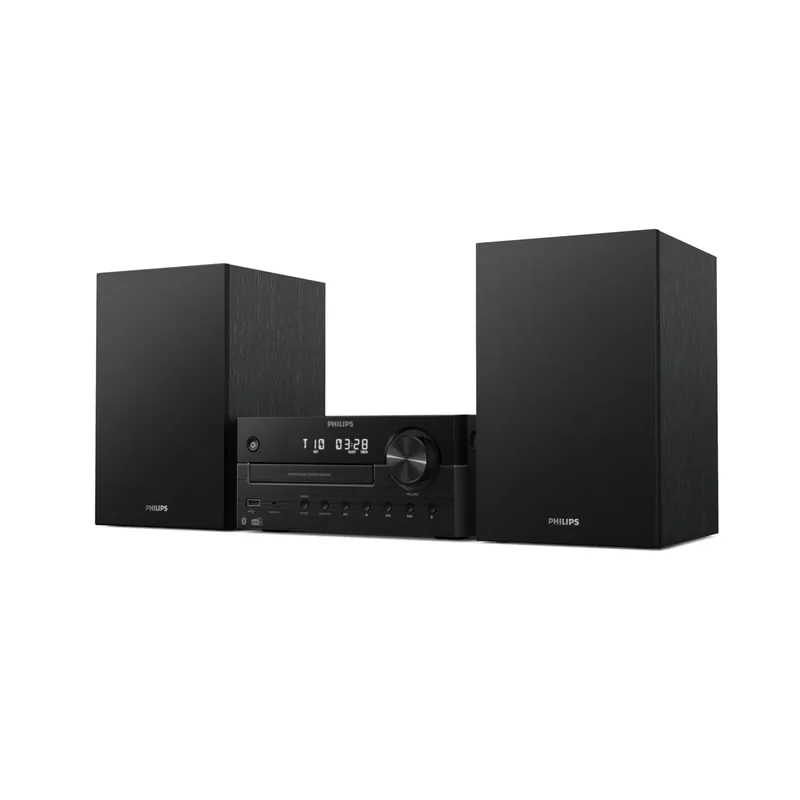 Philips TAM4505M2 muusikakeskus 2.0, 80W, CD/DAB+/FM/Bluetooth 5.4, must