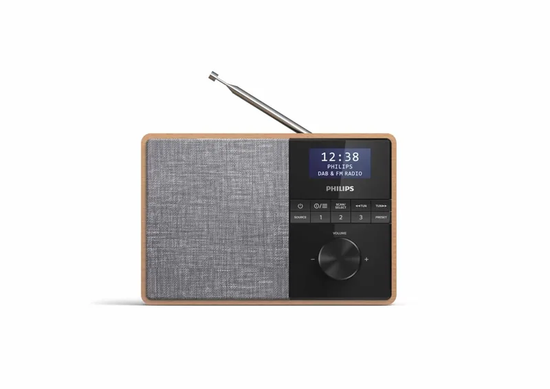 Philips TAR5505/10 köögiraadio DAB+/FM/Bluetooth, taimer, pruun