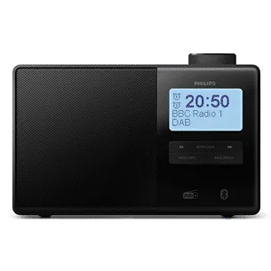Philips TAR5600/00 kaasaskantav DAB+/FM raadio, 2600 mAh, must