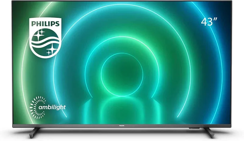 Philips The One PUS9060, 43'', 4K UHD, QLED, must - Teler, 43PUS9060/12