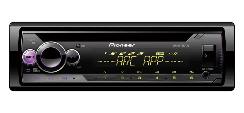Pioneer DEH-S220UI autoraadio CD-mängija, USB ja iPod ühenduvus
