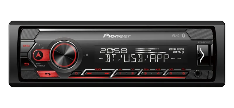 Pioneer MVH-S420BT autoraadio Bluetooth ja USB-ga