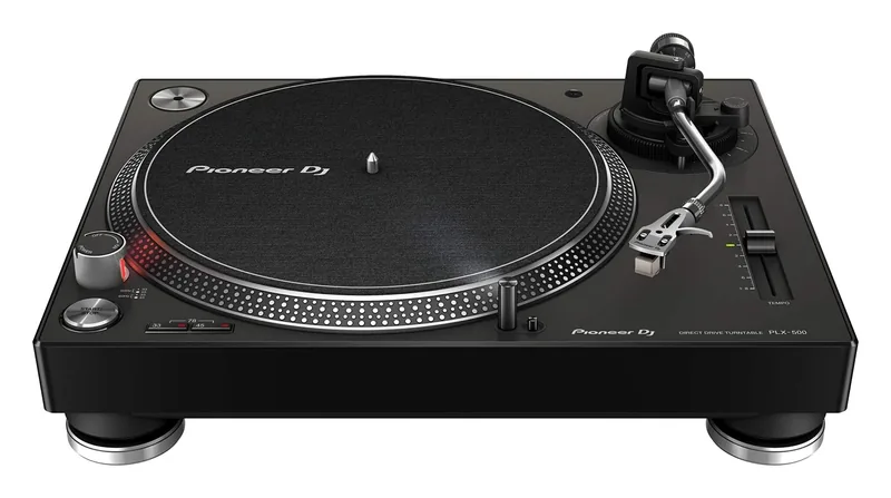 Pioneer PLX-500-K vinüülplaadimängija, must, USB ja RCA väljund