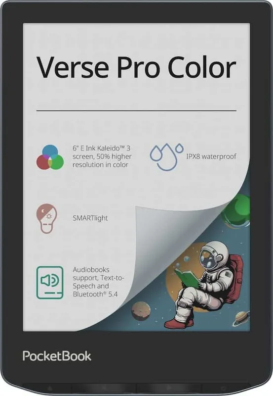 PocketBook Verse Pro Color, 6'', 16 GB, must - E-luger, PB634K3-1-WW