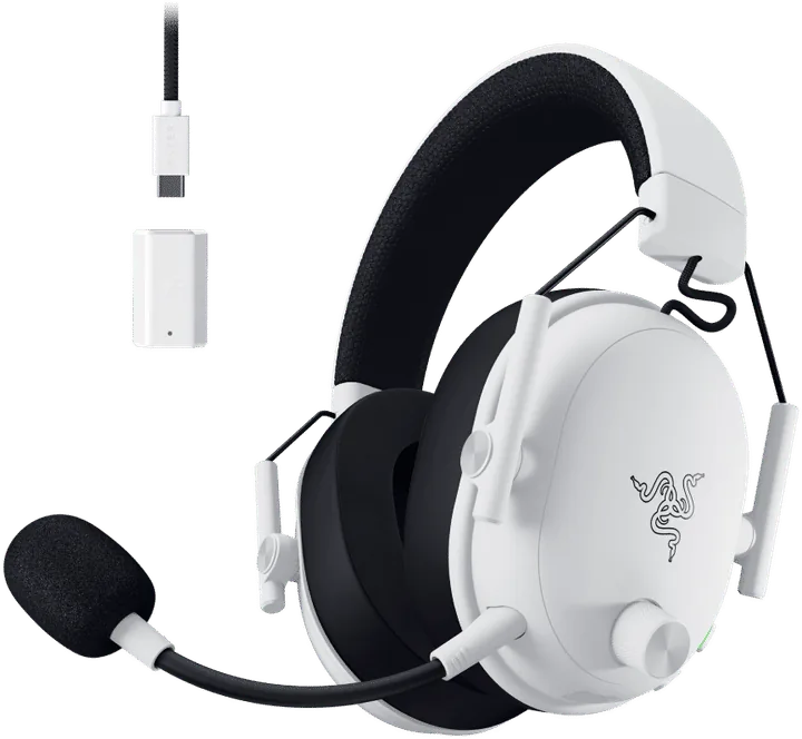 Razer BlackShark V3 RZ04-05410400-R3M1 juhtmevaba mänguriklapp, valge