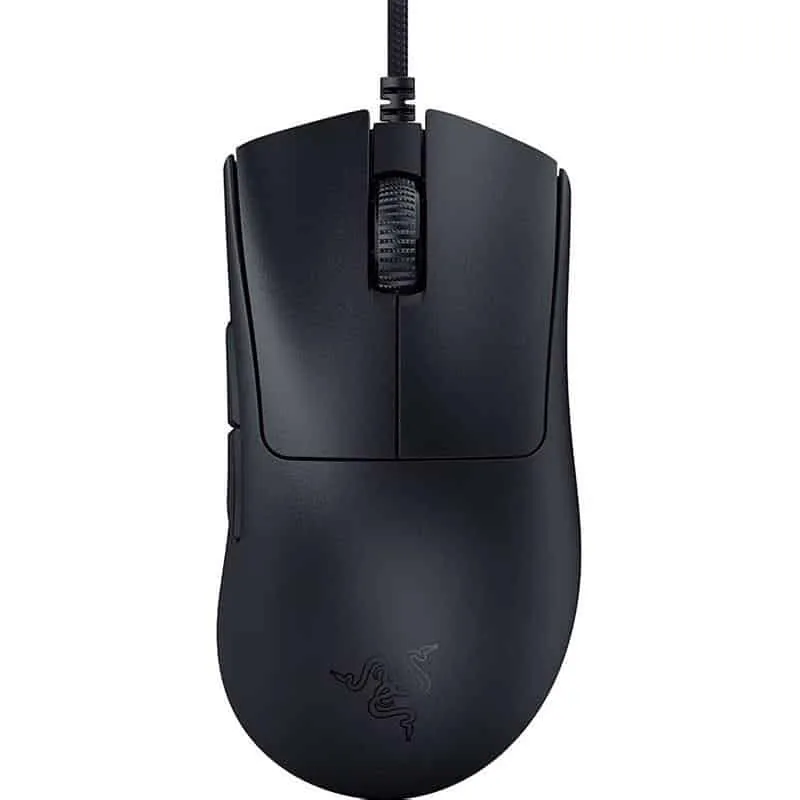 Razer DeathAdder V3 must, juhtmega optiline mänguhiir