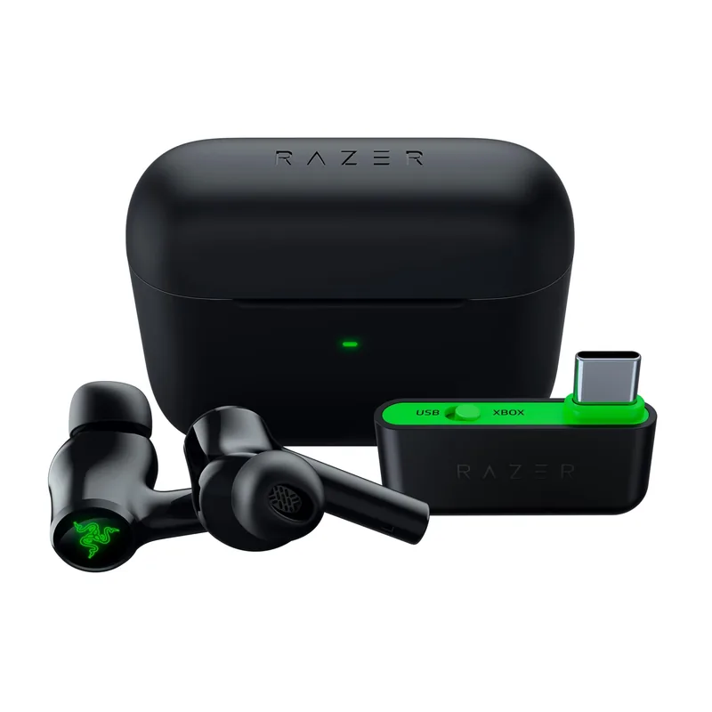 Razer Hammerhead HyperSpeed RZ12-03820200-R3G1 Xbox juhtmevabad kõrvaklapid, must