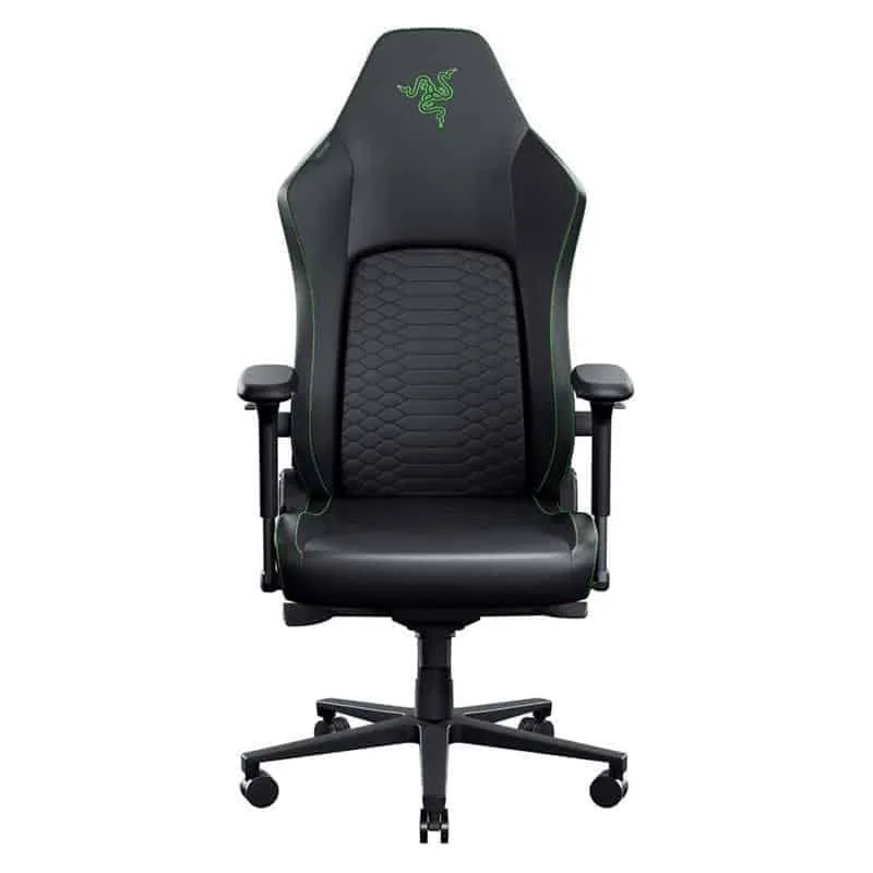 Razer Iskur V2 NewGen mänguritool, must/roheline, kunstnahk