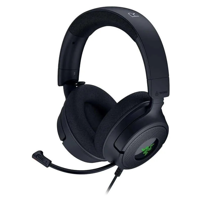 Razer Kraken V4 X, must - juhtmega mänguripeakomplekt USB-C, RGB