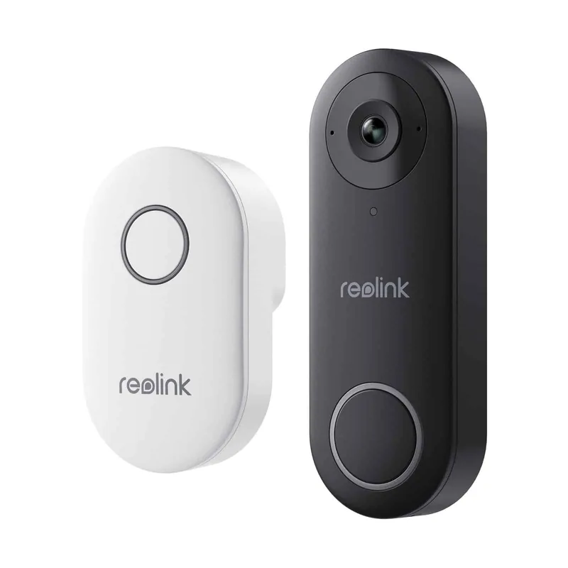 Reolik D340W 5MP Wi-Fi nutikas uksekell kaameraga, must