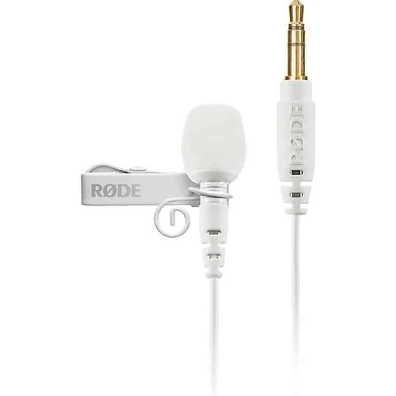 RODE Lavalier GO LAVGOW pärlmikrofon, 3,5 mm, valge