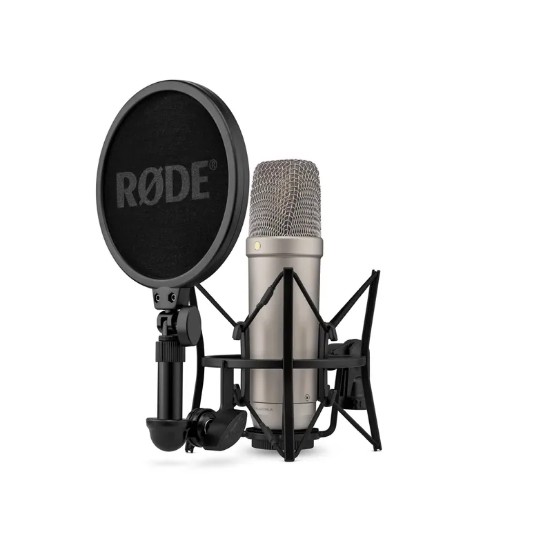 RODE NT1 5th Generation kondensaatormikrofon, USB-C ja XLR, hõbedane
