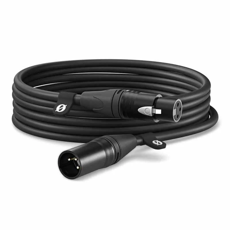 Rode XLR-6 mikrofonikaabel, XLR-XLR, 6 m, must