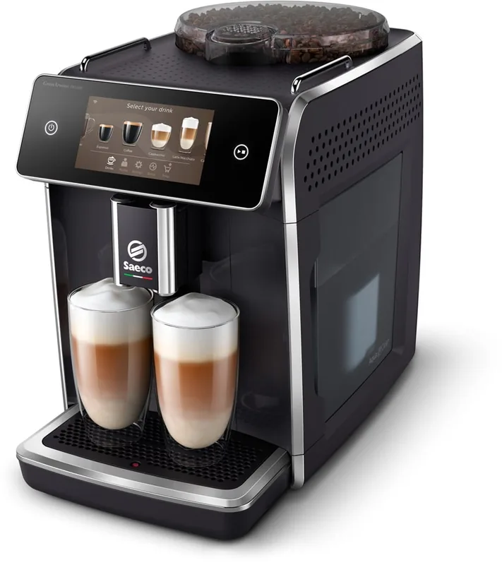 Saeco SM6680/00 GranAroma Deluxe täisautomaatne espressomasin, must