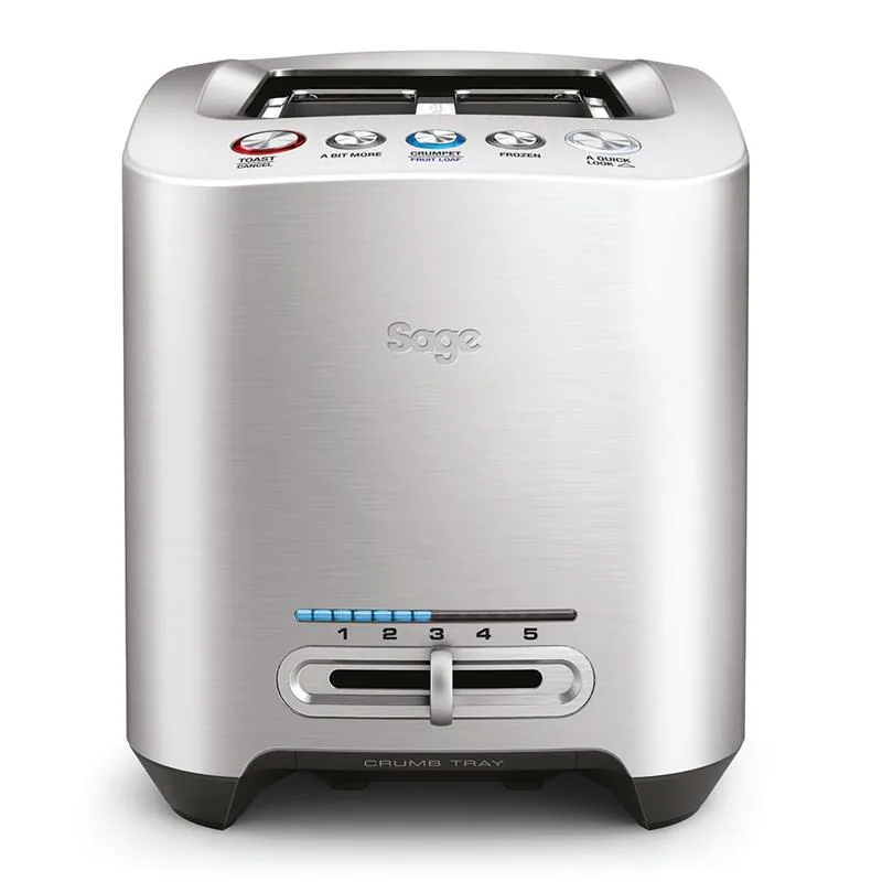 Sage STA825BAL Smart Toast röster, 2 viilukoht, roostevaba teras