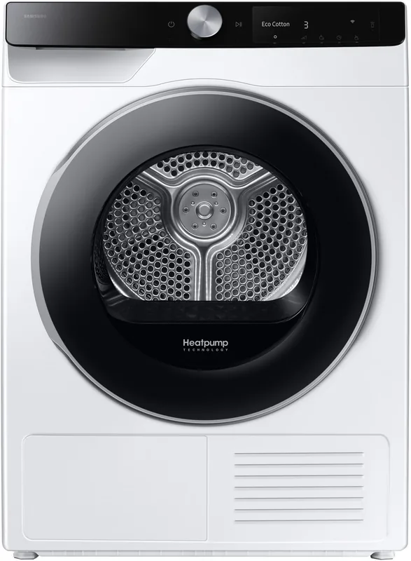 Samsung DV90DG6845LKU4 soojuspumbaga pesukuivati, 9 kg, valge