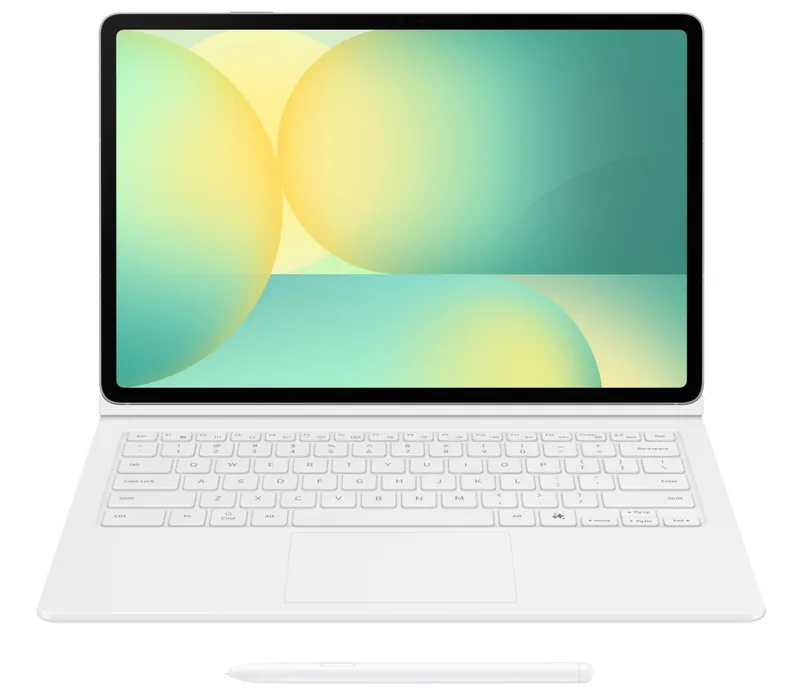 Samsung EF-DX625UWEGWW Book Cover klaviatuur Galaxy Tab S10 FE+, AI klahv, valge