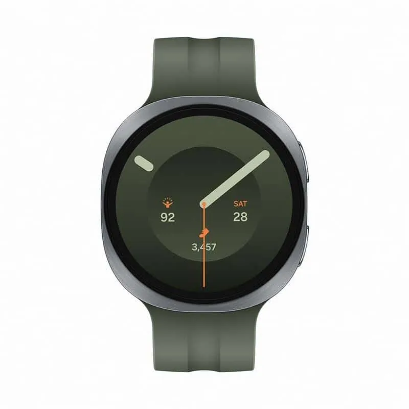 Samsung Galaxy Watch9 SM-L355FZSAEUE 44mm LTE nutikell, hõbedane/roheline