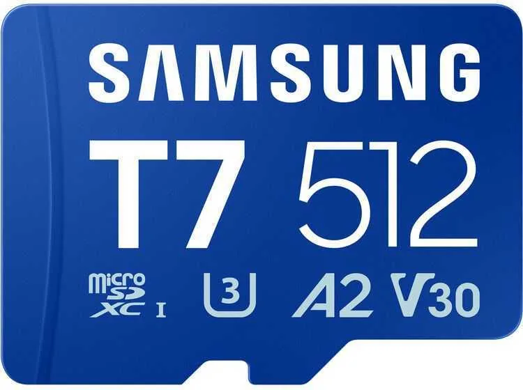 Samsung MB-MB512T/WW PRO Plus 512 GB microSDXC mälukaart, sinine