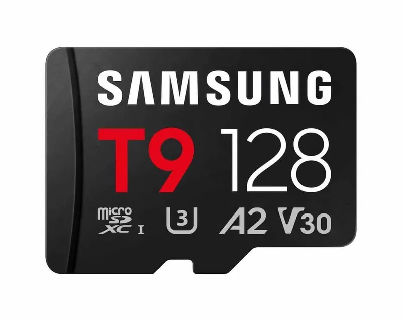 Samsung MB-MH128T/WW T9 microSDXC mälukaart, 128 GB, UHS-I, must