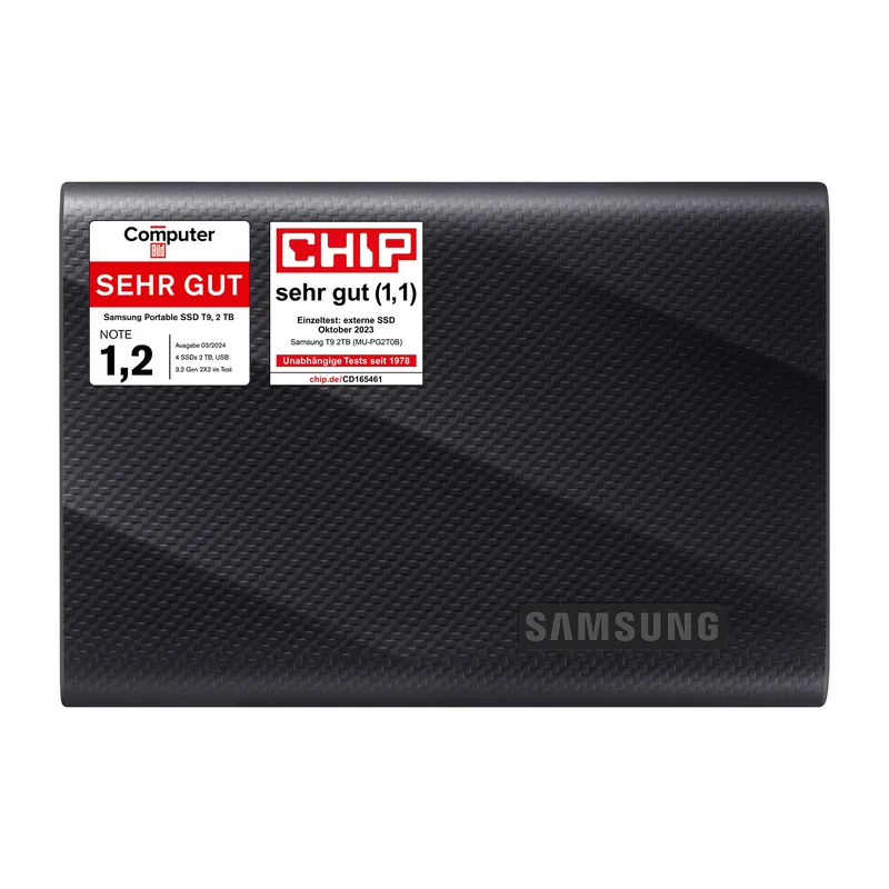 Samsung MU-PG2T0B/EU Portable SSD T9 2TB väline kiire andmekandja