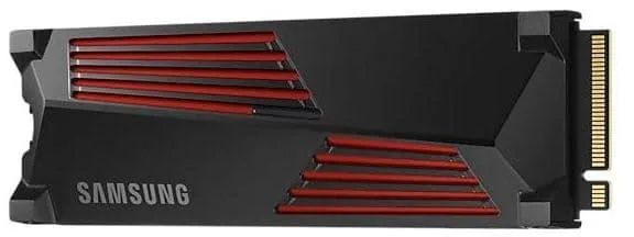 Samsung MZ-V9P1T0CW 990 PRO 1TB PCIe 4.0 NVMe M.2 SSD radiaatoriga