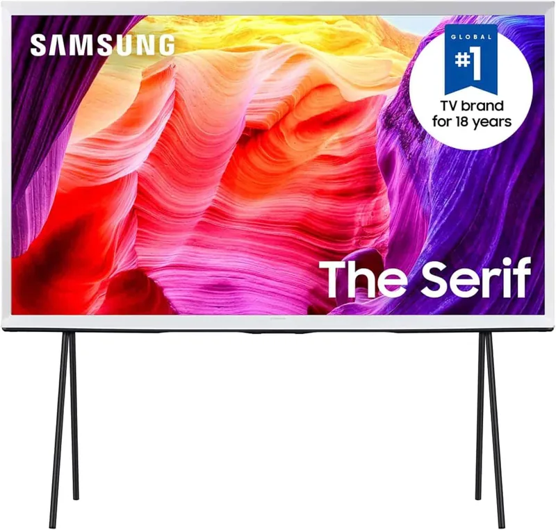 Samsung The Serif LS01D, 55'', 4K UHD, QLED, valge - Teler, QE55LS01DAUXXH