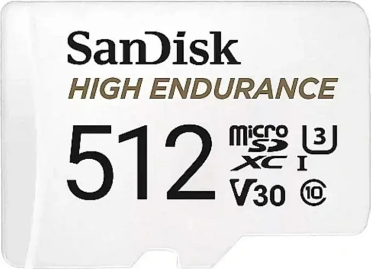 SanDisk SDSQQNR6AN-512GR High Endurance microSDXC mälukaart, 512GB