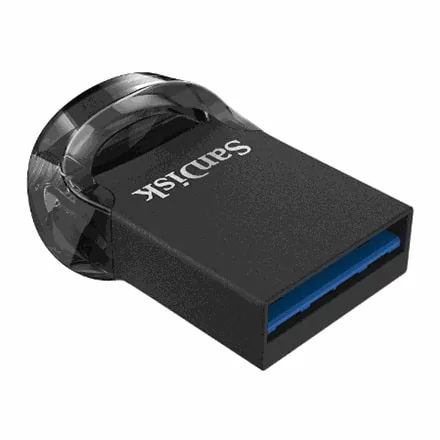 SanDisk Ultra Fit SDCZ430-256G-G46 USB-A mälupulk, 256 GB, must