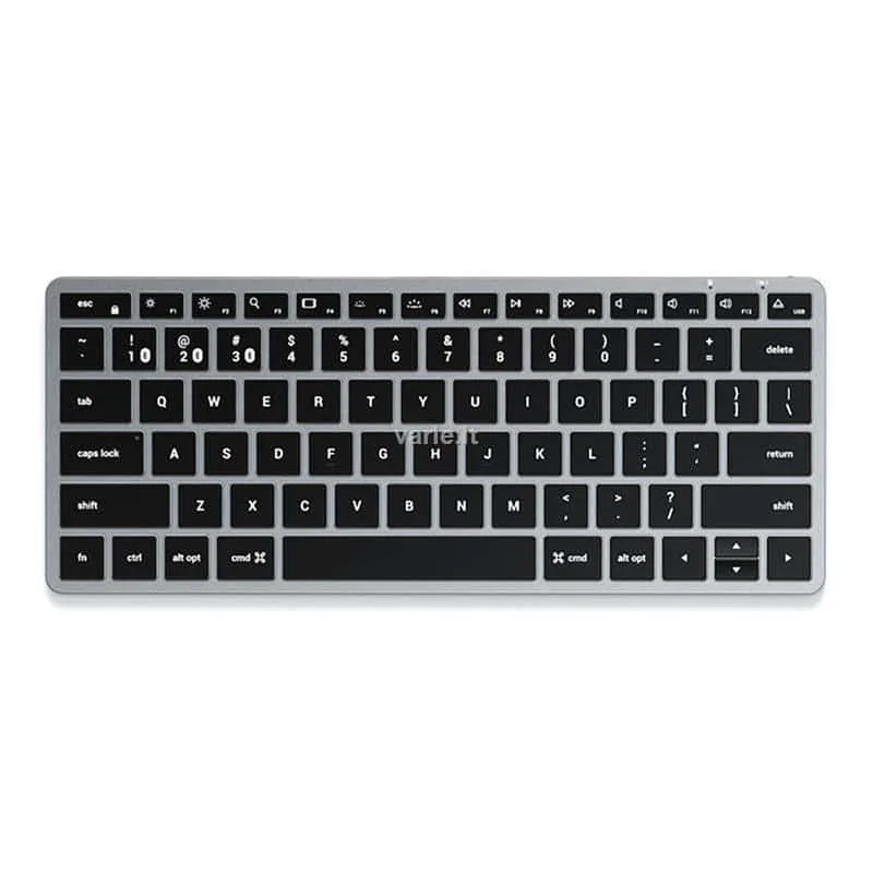 Satechi Slim EX1 juhtmevaba klaviatuur, US-paigutus, hõbe