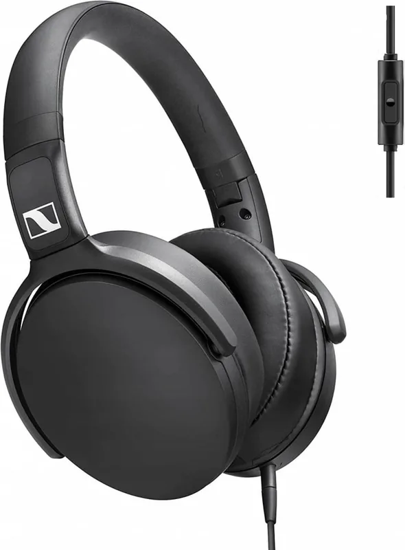 Sennheiser HD 400S juhtmega ülekõrvaklapid mikrofoniga, must