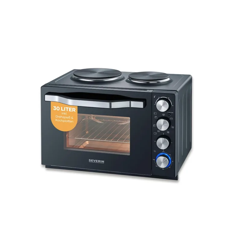 Severin TO2074 lauapliit ahjuga, 30L, 2500W, must