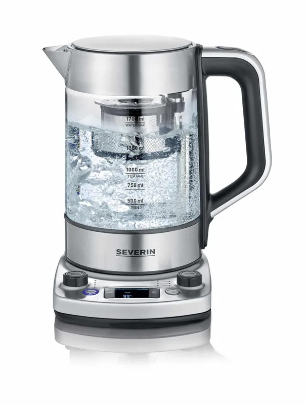 Severin WK3422 teekeetja klaasist, 1,7L, reguleeritav temperatuur