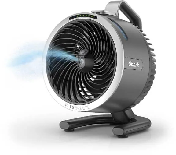 Shark FA050EU FlexBreeze HydroGo lauaventilaator udufunktsiooniga, tumehall