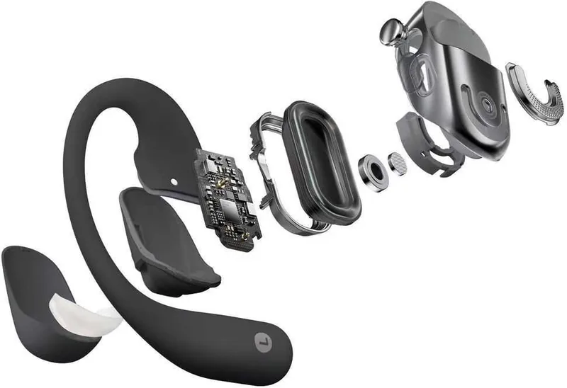 Shokz OpenFit 2+ T921-ST-BK juhtmevabad kõrvaklapid mikrofoniga, must