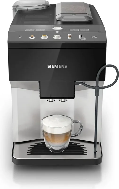 Siemens TP511R01 EQ500 täisautomaatne espressomasin, must/hõbedane