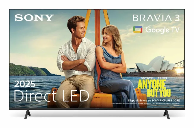Sony K50S35B.CEI Bravia 3 50" 4K UHD LED teler, must